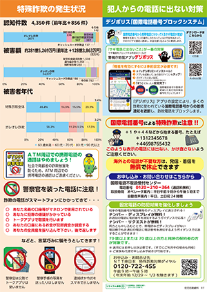 特殊詐欺の発生状況