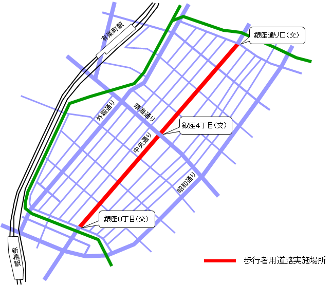 中央通り 銀座地区